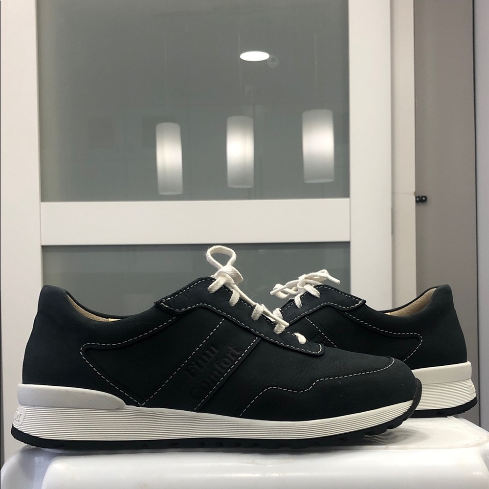 Finn Comfort Prezzo Shoes – Navy Blue (Marine) – Fits Men’s Size 8-8.5